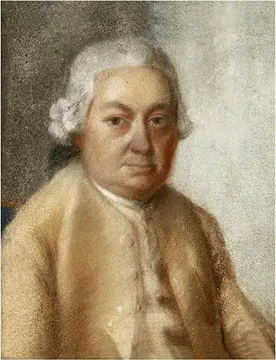 Portrait of composer Carl Philipp Emanuel Bach
