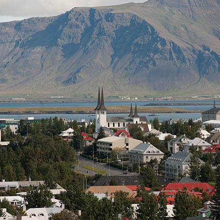 view of the city