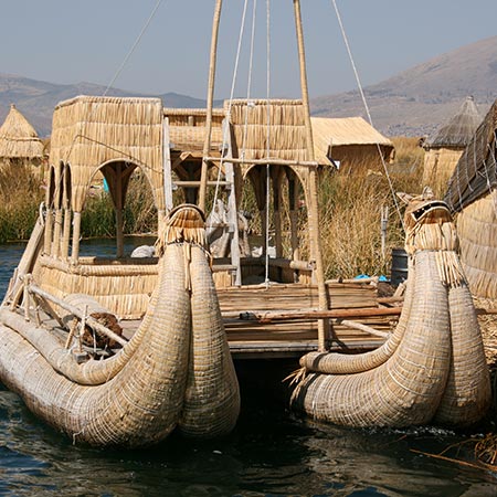 Boats in Peru