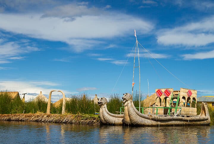 Boat ride in Peru