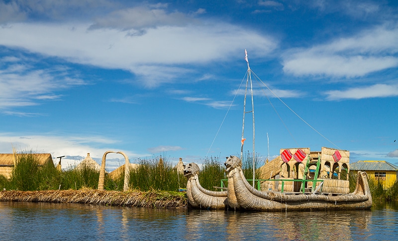 Boat ride in Peru