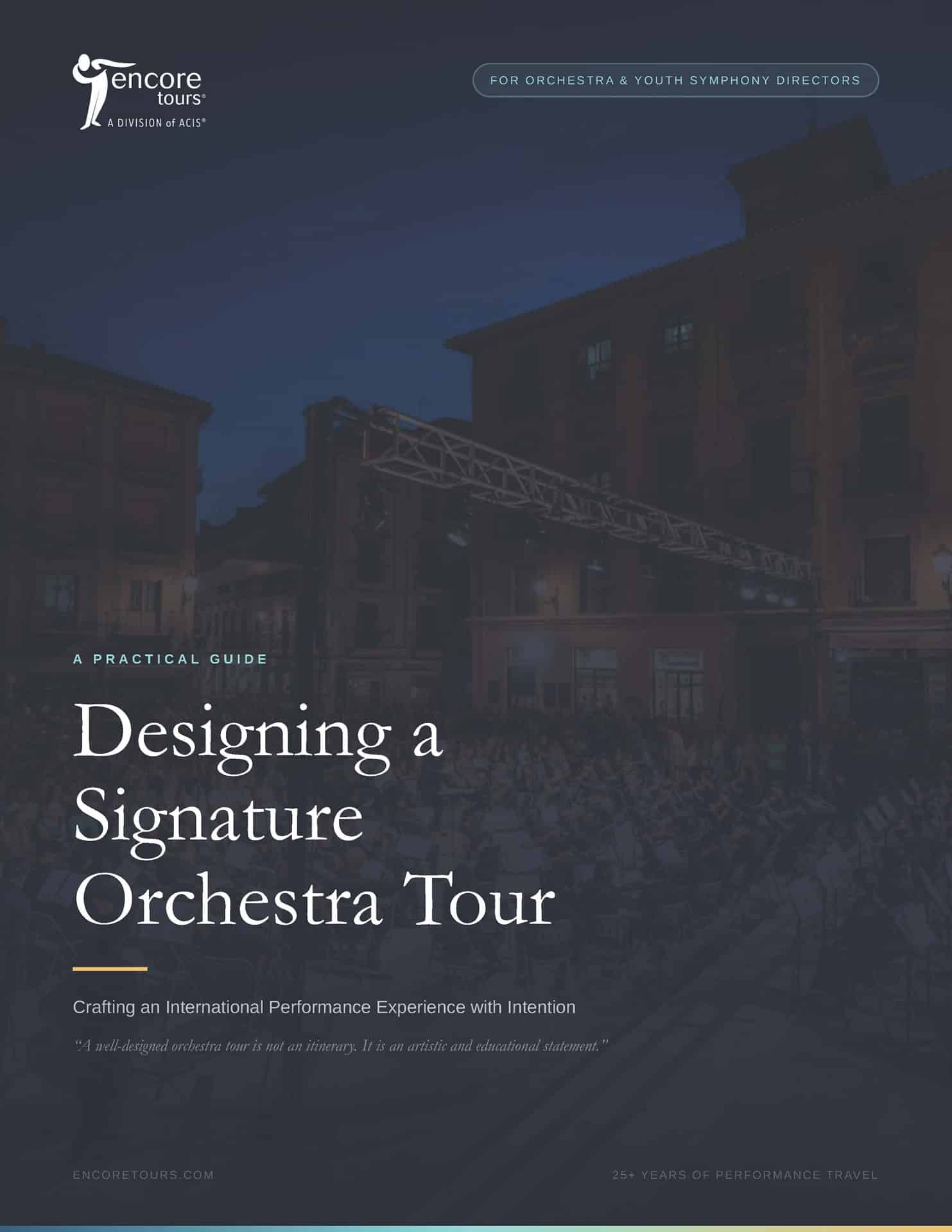 Cover of Designing a Signature Orchestra Tour