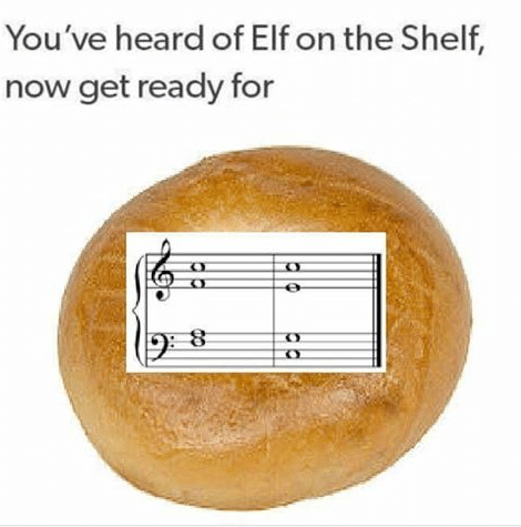Elf on the Shelf music meme number 6
